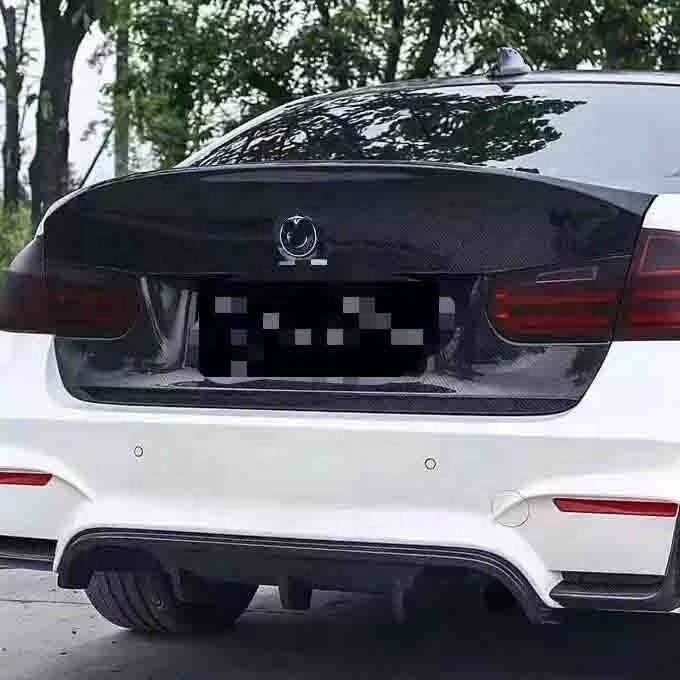 For BMW F30 3Series F80 M3 CSL Style Carbon Fiber Rear Trunk Hood Cover  2012-2020