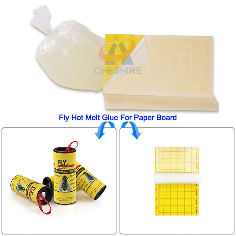 UV Light-Resistant Adhesive for trapping Flying Insects and Fruit Flies on Glue Traps