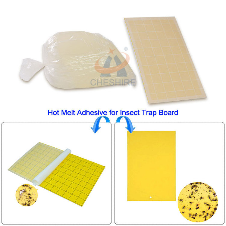 UV Light-Resistant Adhesive for trapping Flying Insects and Fruit Flies on Glue Traps