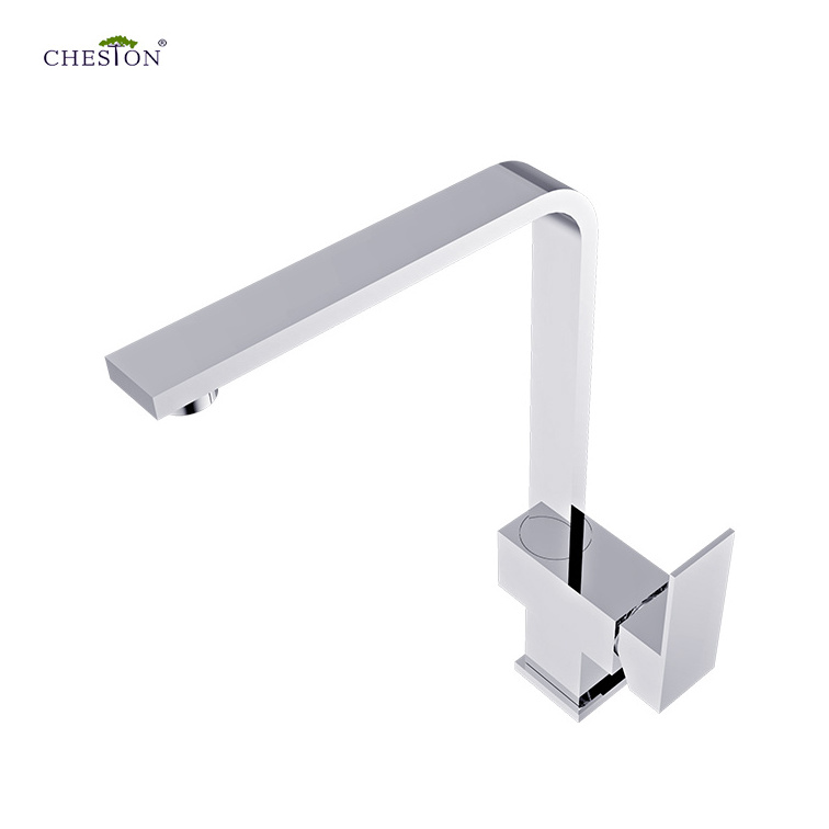 Modern classic tap deck mounted kitchen faucet with spray head