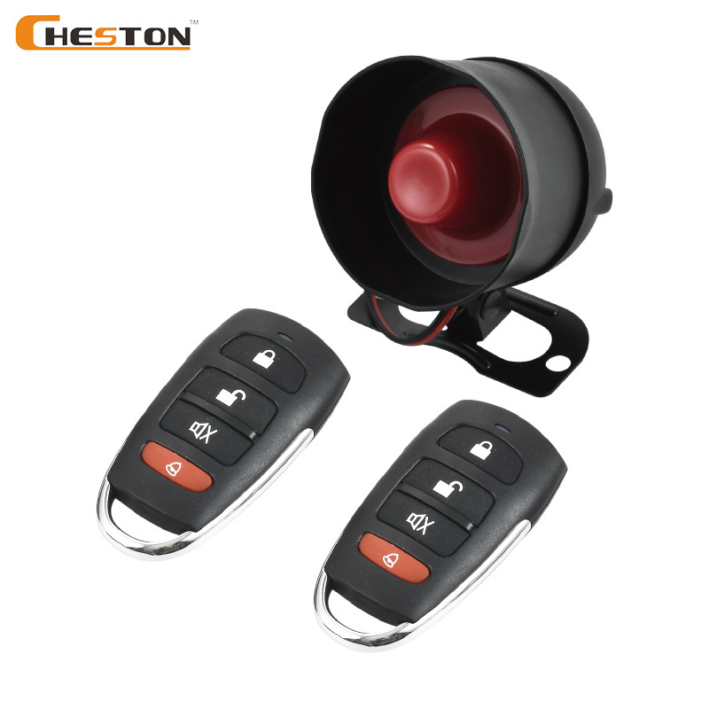 High Quality Window Control One Way Car Alarm System Emergency Override Car Alarm With Remote Control