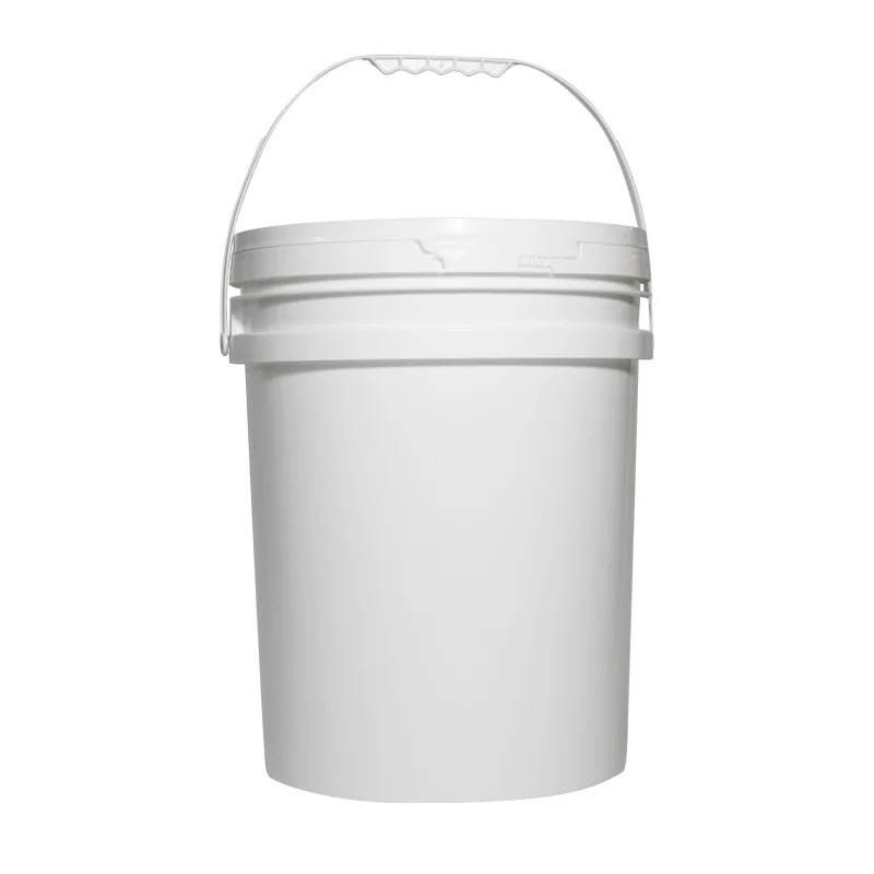 White Food Grade 1L 5L 10L 15L 20L 25L 5Gallon Round/Square Plain/Spoute Plastic Buckets/Pail/Barrel with Lid