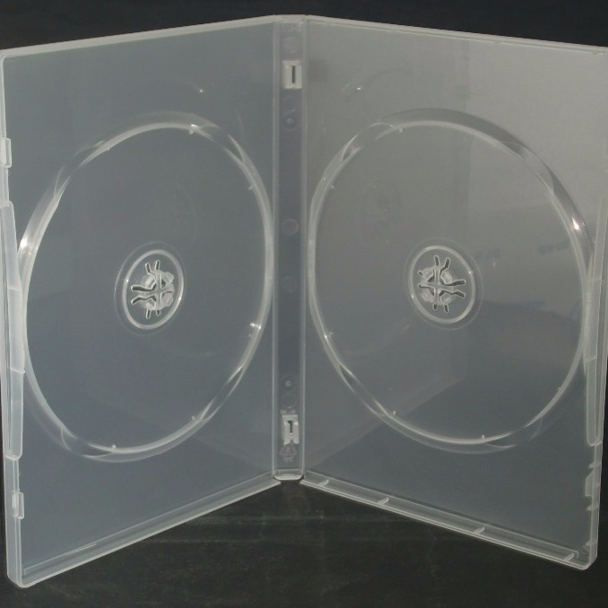 Top 10 quality hot sale 14mm double dvd case/box for movie