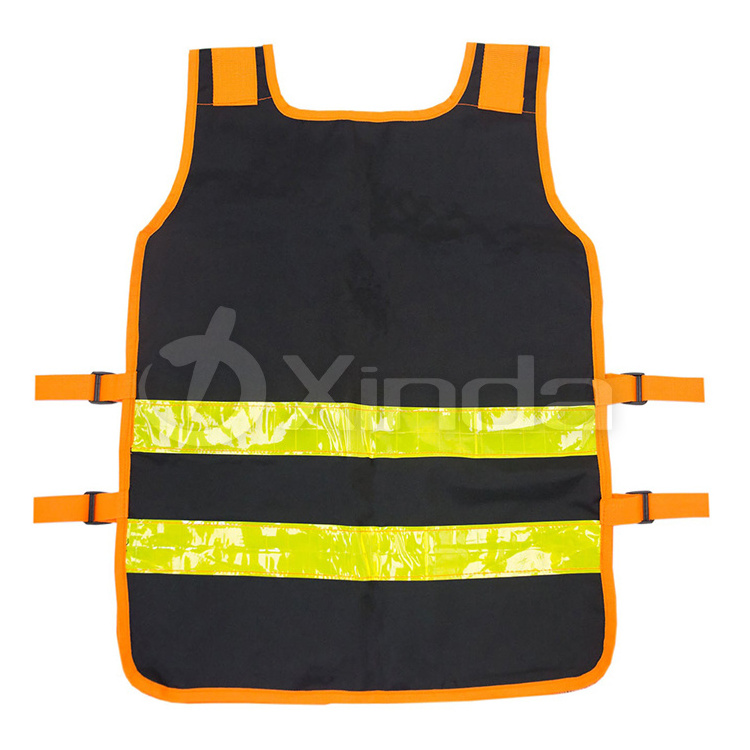 Factory Rugged Carpenter Utility Tool Jacket Adjustable Electrician Tool Vest with Reflective Strips