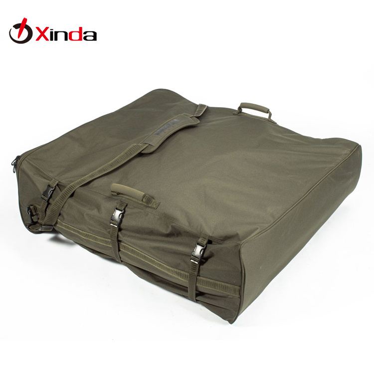 Factory Foldable Tarp Fishing Bedchair Transport Bag Outdoor Zippered Fishing Chair Carry Bag