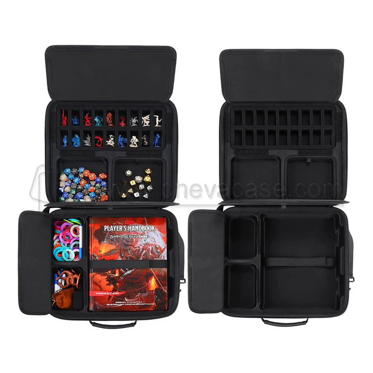 Custom Thermoformed Miniatures Storage DND Carrying Case Tabletop RPG Hard Travel Case