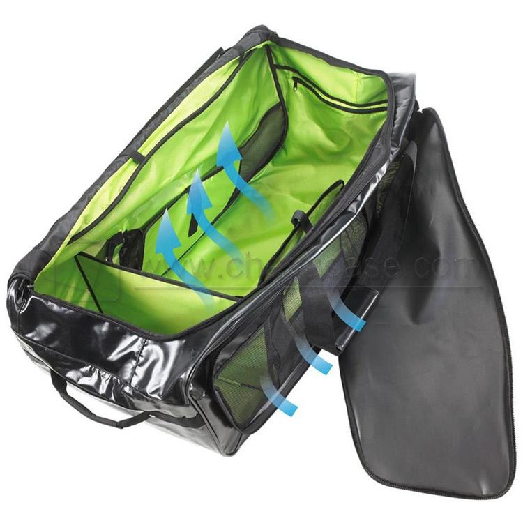 Custom Tarp Divided Storage Ice Hockey Bag Hockey Equipment Bag