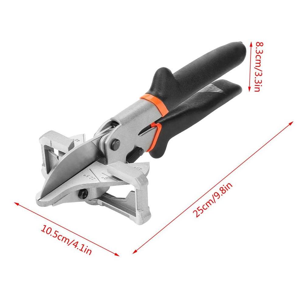 Multi Angle Shear PVC Trunking Tube Multi Angle Miter Gasket Shear Trim Cutter Hand Tool for Plastics and Soft Woods