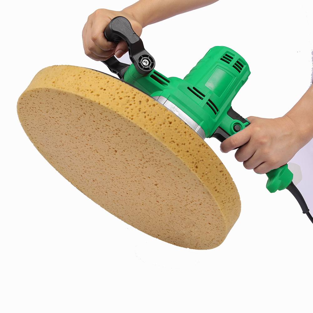 Concrete Cement Mortar Electric Trowel with Mixer Plastering Bucket Trowel Tool Wall Smoothing Polishing Machine Save Time