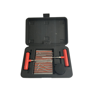 Universal Heavy Duty Tire Repair Kit Repair Punctures and Plug Flats Ideal for Tires on Cars, Trucks, Motorcycles, ATV