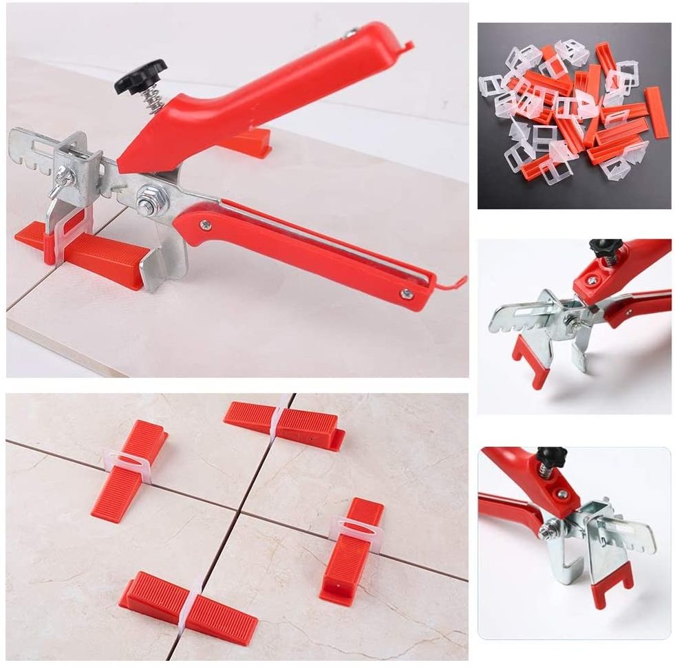 Premium Stainless Steel Adjustable Tile Locator Leveling System Floor Pliers -Wall & Floor Spacers Adjustment