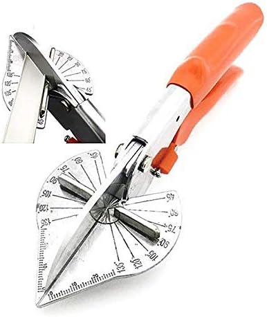 CHEVALIEROUS Multi Angle Miter Shear Cutter Hand Tools,45-135 Degree Adjustable Angle Scissors Trim Shears Tools