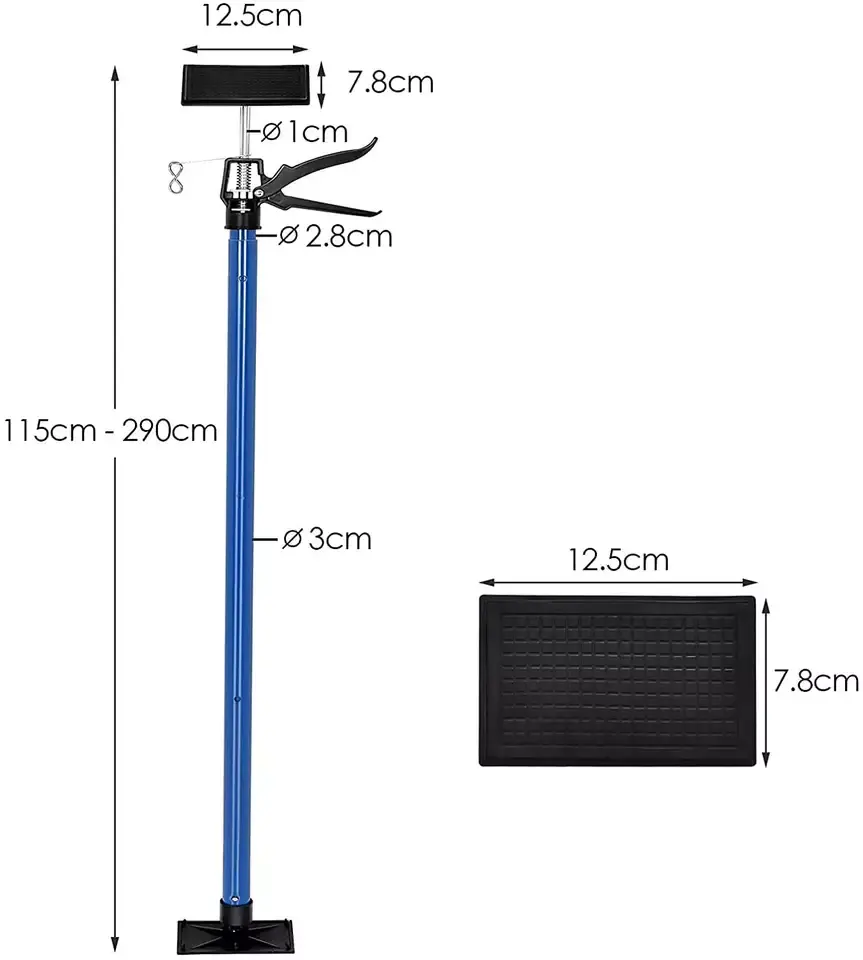 50-115cm/115-290cm Telescopic Ceiling Support Rod Adjustable Support System Construction Tools for Cabinet Jack Cargo Rod