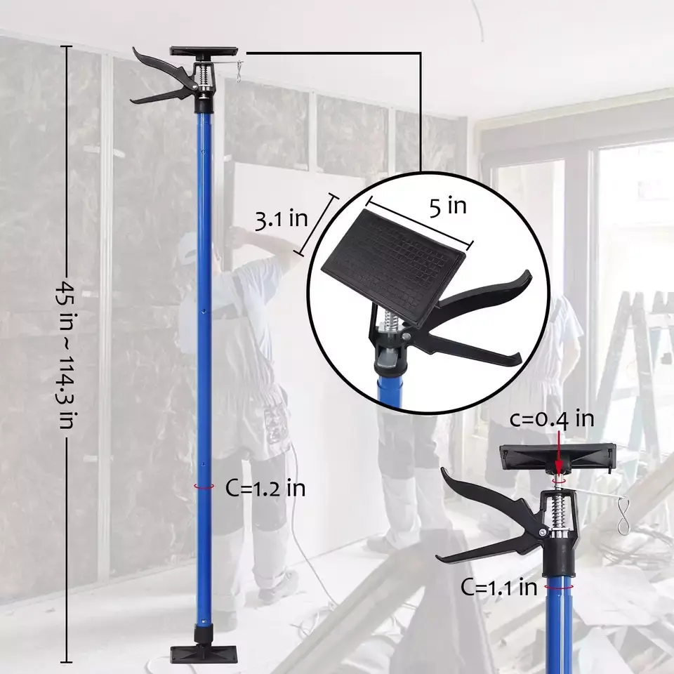 50-115cm/115-290cm Telescopic Ceiling Support Rod Adjustable Support System Construction Tools for Cabinet Jack Cargo Rod