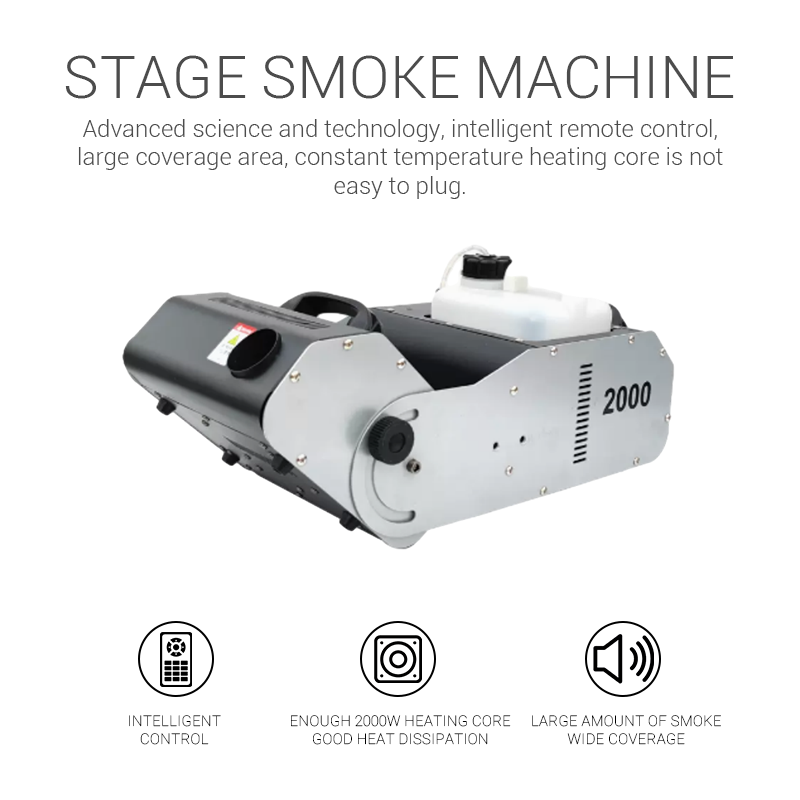 CH 2000W haze fog machine,low ground smoke machine