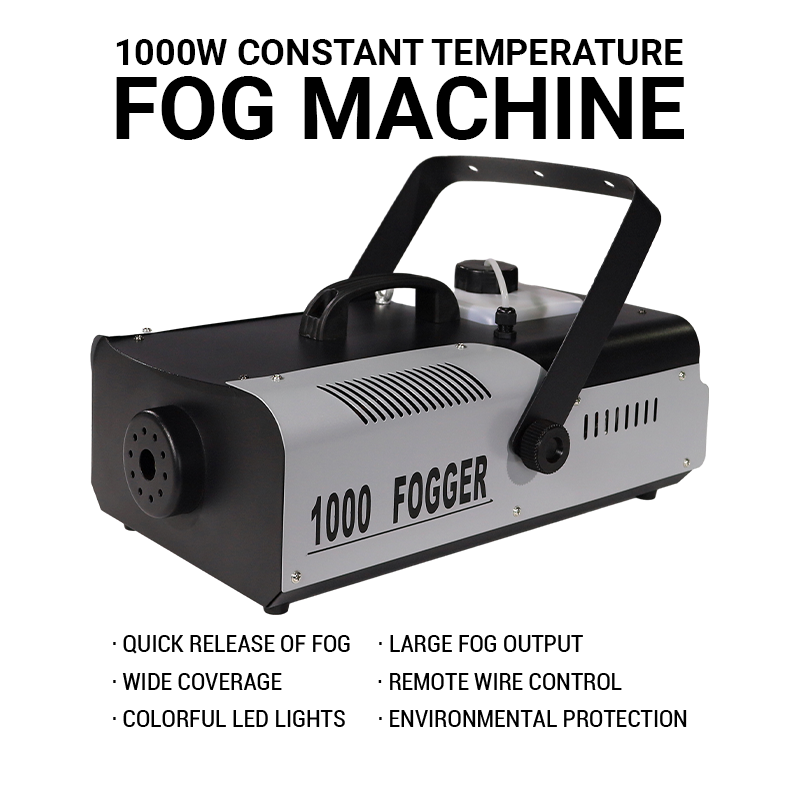 CH Professional wholesale price 1000W low lying fog smoke mist machine ground smog wedding concert water base low fog machine