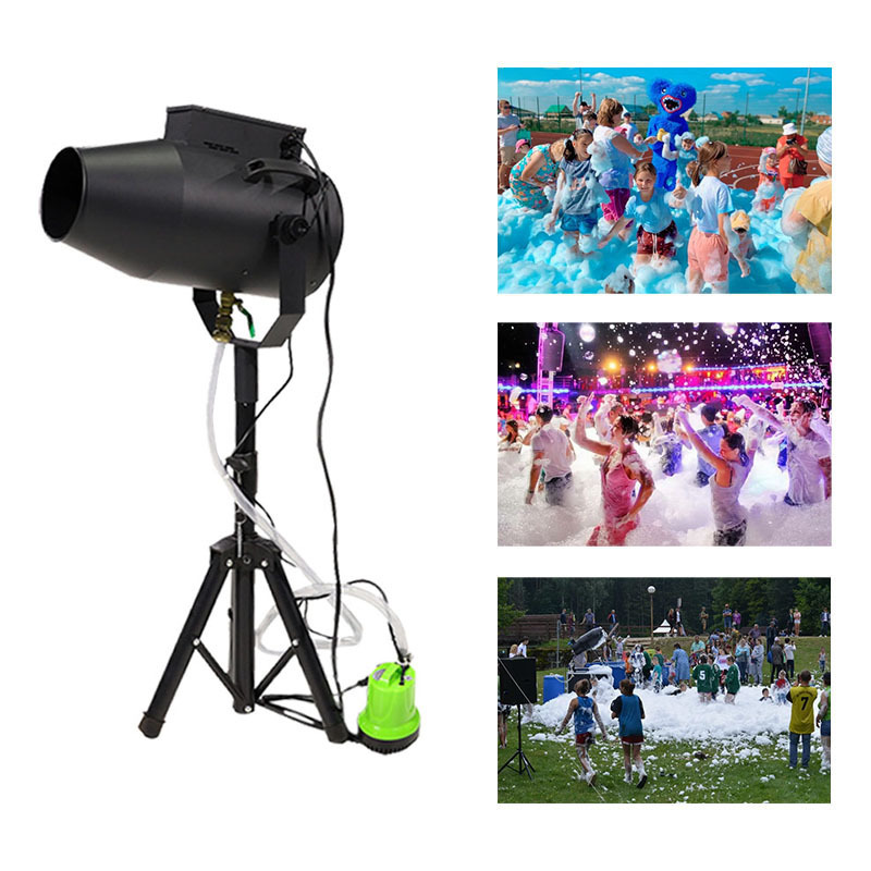 CH Stage DJ entertainment 1000W moving angle party foam machine pool spray foam jet cannon with moving head