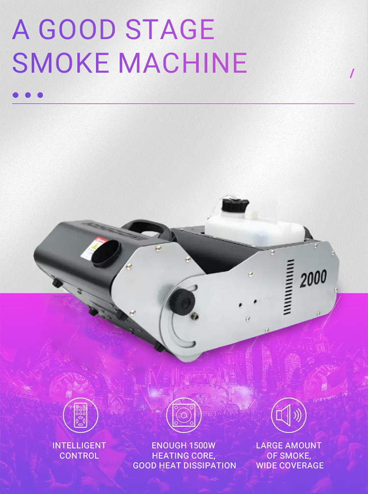 CH 2000W haze fog machine,low ground smoke machine