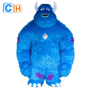 CH Blue Monster inflatable halloween costumes for adults,factory real picture adult size mascot costume for sale