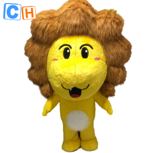 CH Cue Flower lion mascot costume cartoon for stage stage,character mascots lion for sale