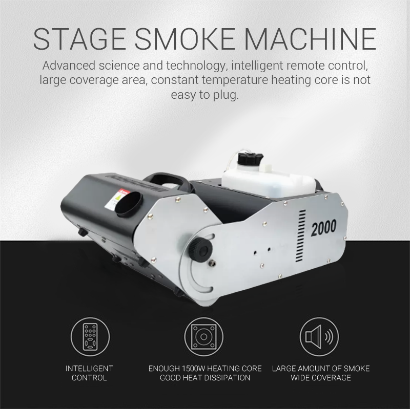 CH 2000w Water Fog Machine,Stage Special Effect Co2 Jet