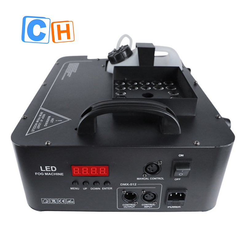 CH 1500W smoke fog machine stage light for wedding party event stage,vertical smog machine stage fog machine equipment