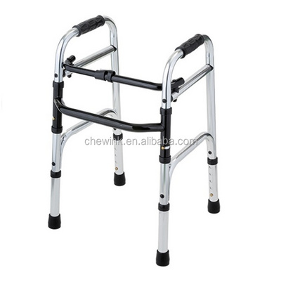 Light Weight Foldable Adult 4 legs Walker For Elderly Disabled