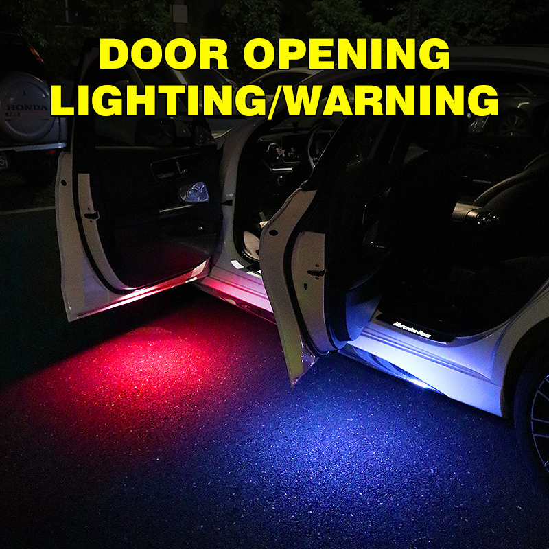 Universal Car Door Safety Warning Anti Collision Lights LED Strobe Flashing Alarm Lights