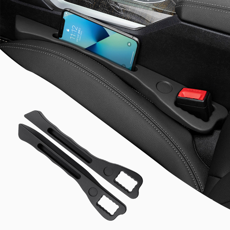 Car Seat Side Gap Filler Plug With Storage Slot Universal Anti Drop Stuff Auto Console Side Gap Filler