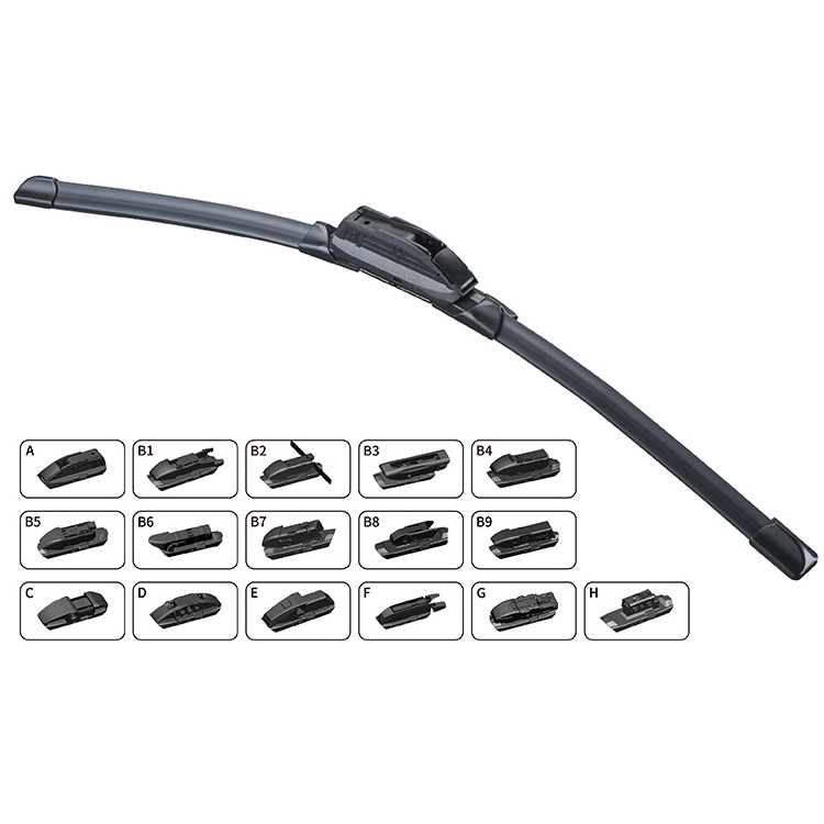 Factory Wholesale Wiper Blade Multi-functional Windshield Wiper Blades Soft Boneless Universal Wiper Blades for Cars