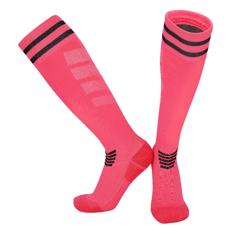 Wholesale Custom Athletic Compression Pink Baseball Soccer Softball Socks for Youth & Adult