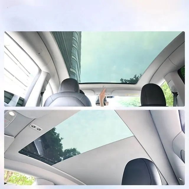 Hot Sale Auto Parts Car Panoramic Electric Sunroof Curtain Retractable Sunshade For Tesla Model Y