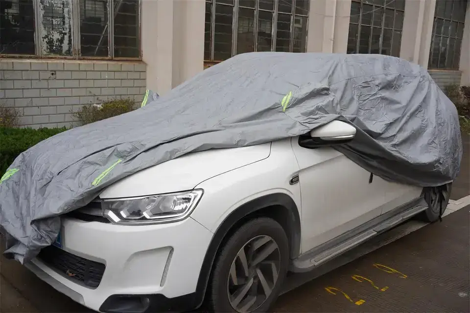 Four-season peva outdoor parking car roof umbrella hail protection car cover 2024