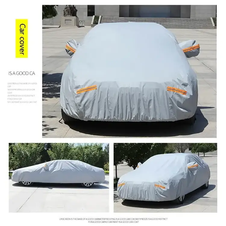 Car umbrella sun shade cover Wholesale Car Covers Sun Proof Waterproof PEVA Plus Cotton Thickening Car Rain Cover