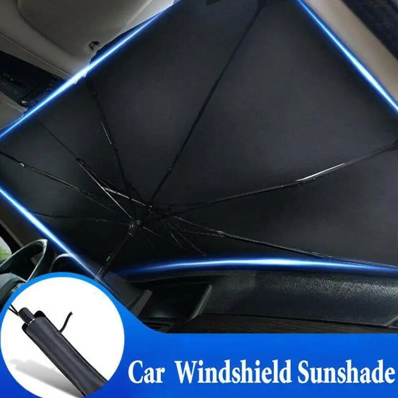 Portable Parking Uv Proof Sun Shade Foldable Windshield Foldable Car Sun Umbrella, Car Umbrella