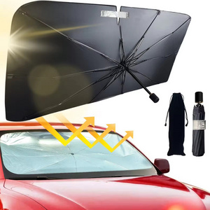 Foldable Car Umbrella Sunshade Cover UV Block Car for Auto Windshield Covers Most Cars