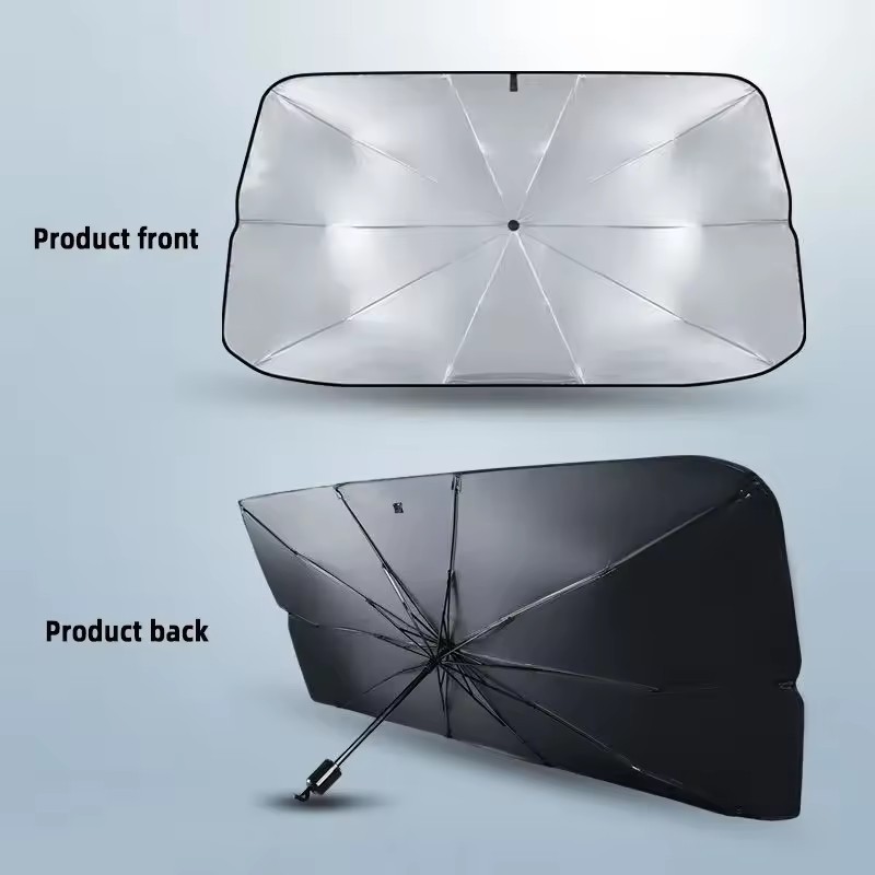 Custom Foldable UV Proof  Car Window Sunshades Umbrella