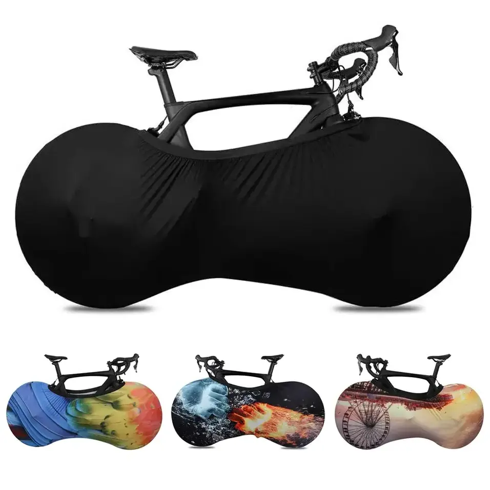 Protective Anti Dust Indoor Bike Cover Elastic Mountain Road Bicycle Protector Wheel Tire Cover