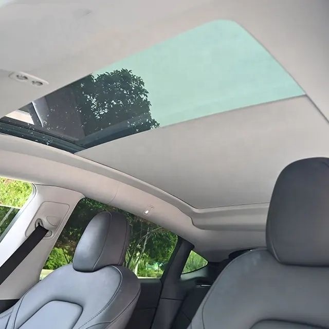 Hot Sale Auto Parts Car Panoramic Electric Sunroof Curtain Retractable Sunshade For Tesla Model Y