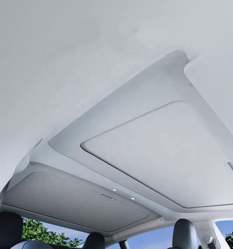 Accessories inner for Tesla Model Y 2023 Shade Net Roof Skylight Shades Protector Sunshade Car Sun Visor Sun Shade