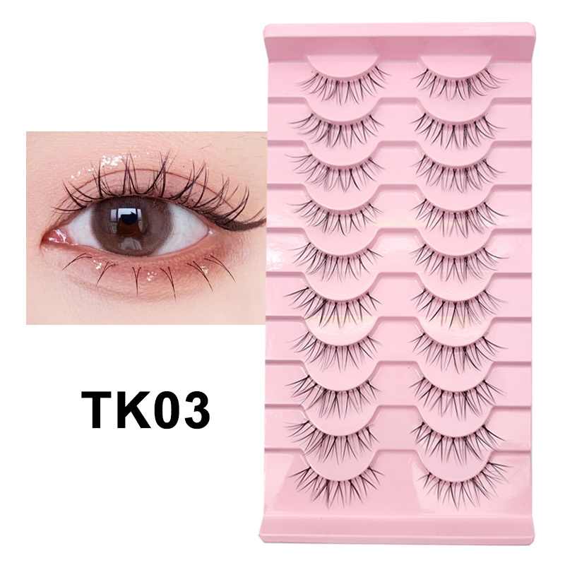 5/10 Pairs Little Devil Lashes Anime Lashes Full Strip Lashes Band Eyelashes Makeup