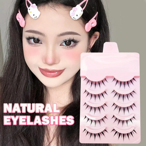 5/10 Pairs Little Devil Lashes Anime Lashes Full Strip Lashes Band Eyelashes Makeup