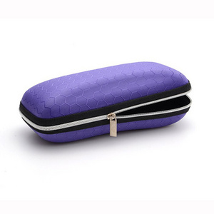 custom logo big personal frame hard shell material read eva glasses case with foam