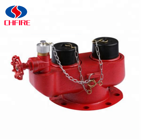 2 Way Fire Breeching Inlet Valve For Dry Risers using fire fighting system