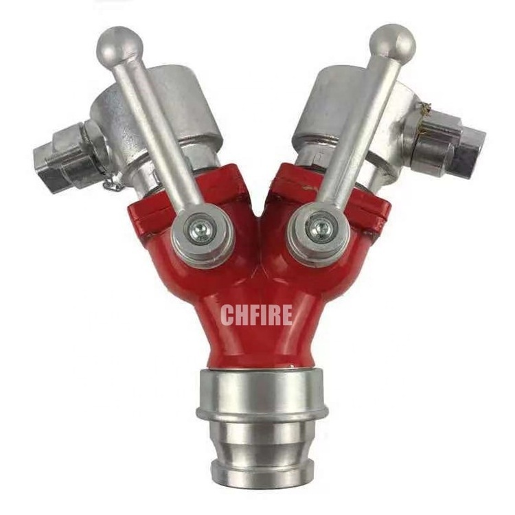 CHFIRE Fire Water Power Fire Pump Adapter 2 Way Breeching Inlet