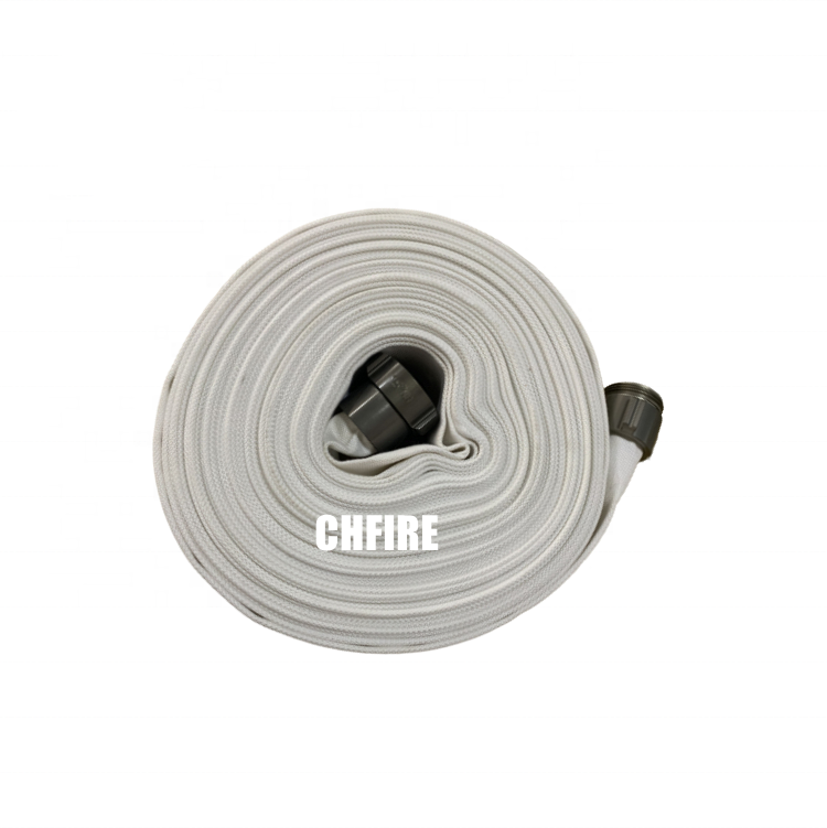 CHFIRE Fire Fighting hose cabinet manufacture 1.5inch NH coupling high pressure 30m pvc lay flat Rubber Fire Hose