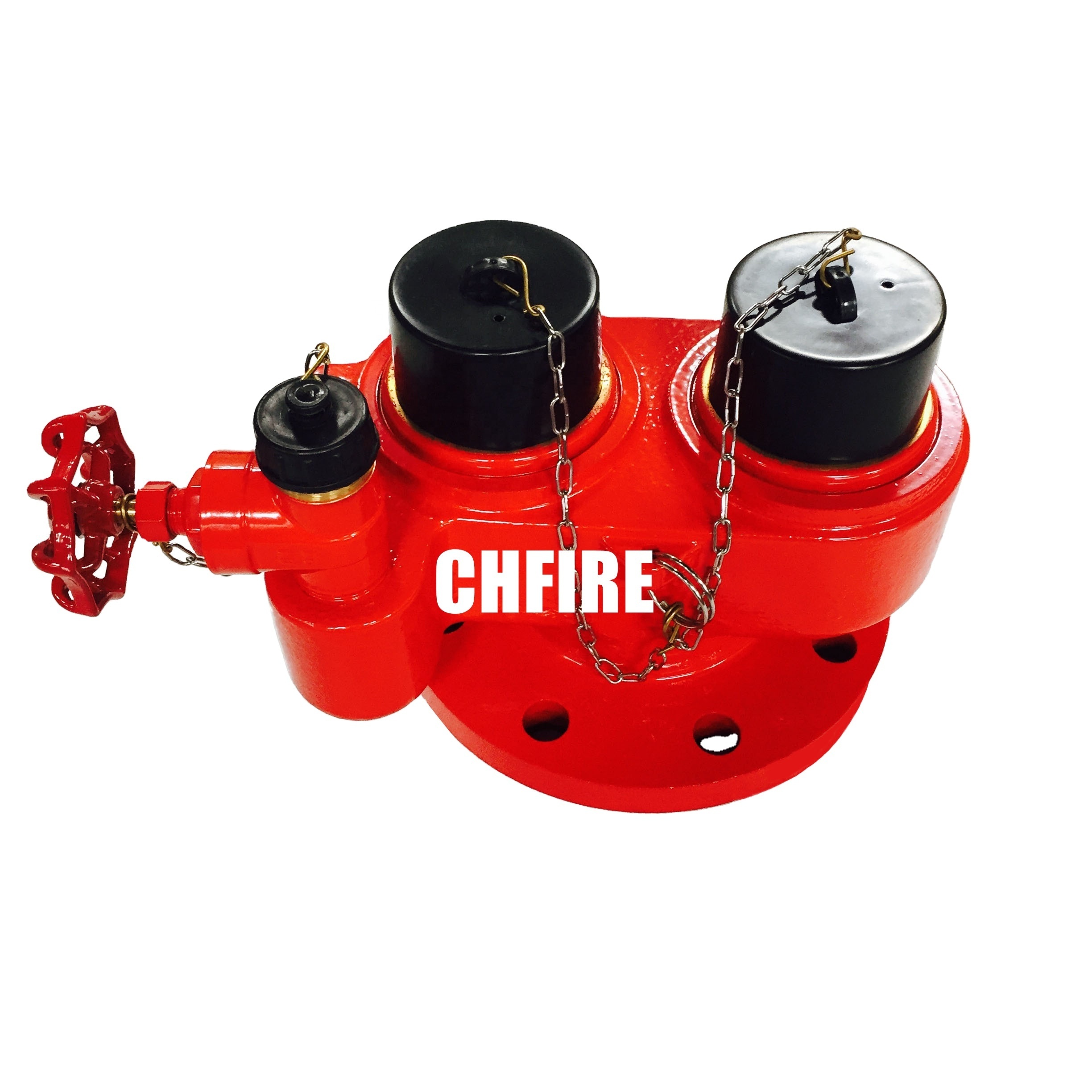 2 Way Fire Breeching Inlet Valve For Dry Risers using fire fighting system