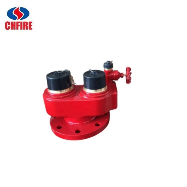 2-Way Fire Department Connection Siamese breeching inlet valve  For Fire Equipment