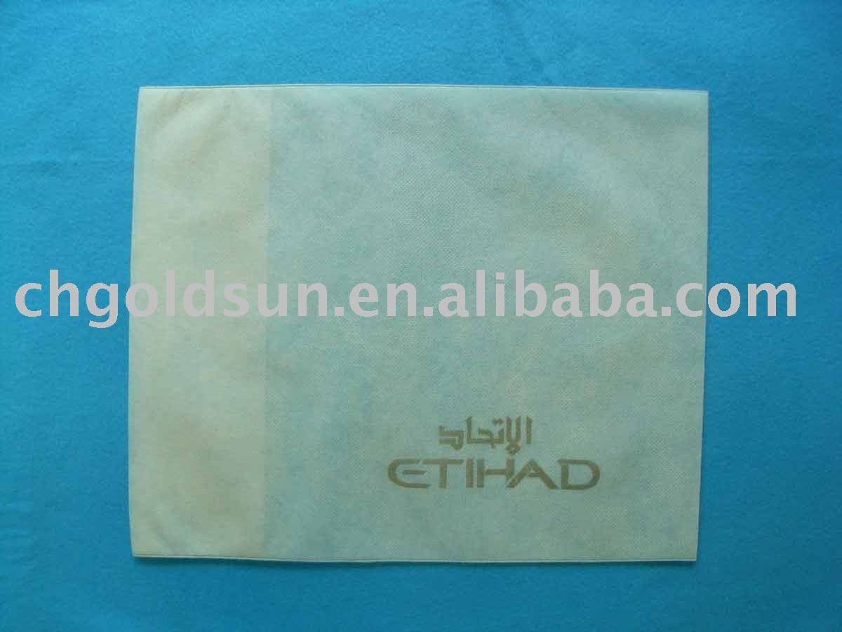 Airline disposable Non woven hotel colour pillow cases design