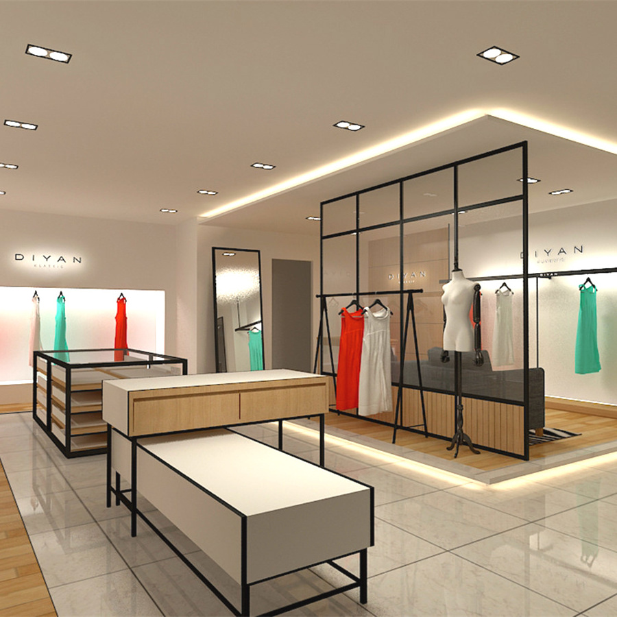 Cloth Shop Showcase Design Ideas For Store